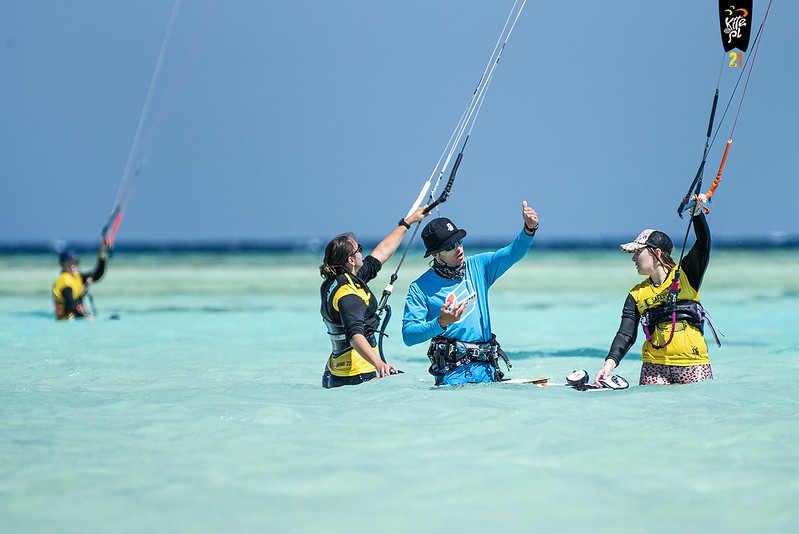 Łukasz Ceran na Kite Safari